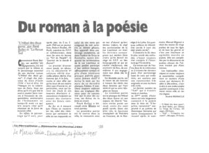 thumbnail of Du roman à la poésie – La Marseillaise